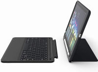 ZAGG Slimbook Go | iPad Keyboard Case for iPad 2018 (6th Gen) iPad 2017 (5th Gen) 9.7-Inch | Ultra-Slim &amp; Light | Rotatable | Detachable | Pair 2 Devices | Bluetooth Wireless | Backlit 7 Color (Black)