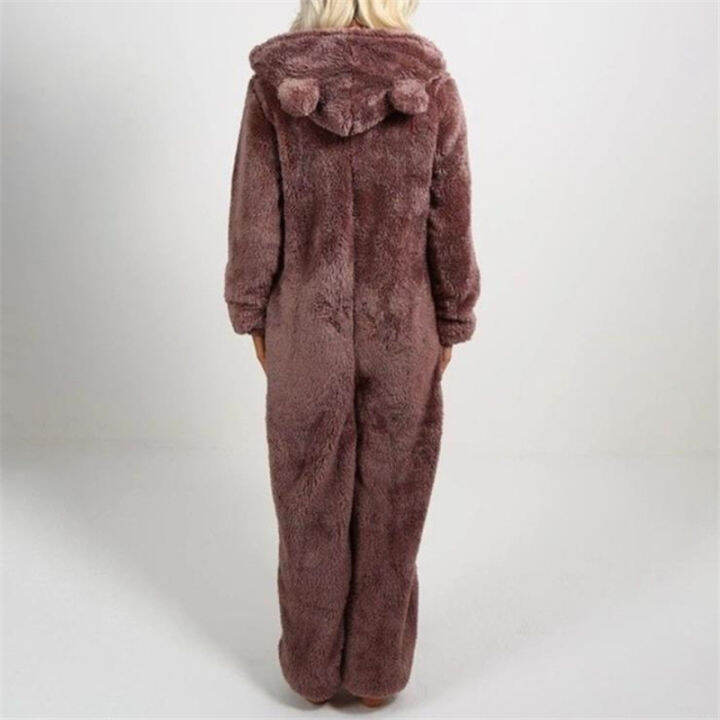 winter-warm-pyjamas-women-onesies-fluffy-fleece-jumpsuits-sleepwear-overall-hood-sets-pajamas-for-women-adults