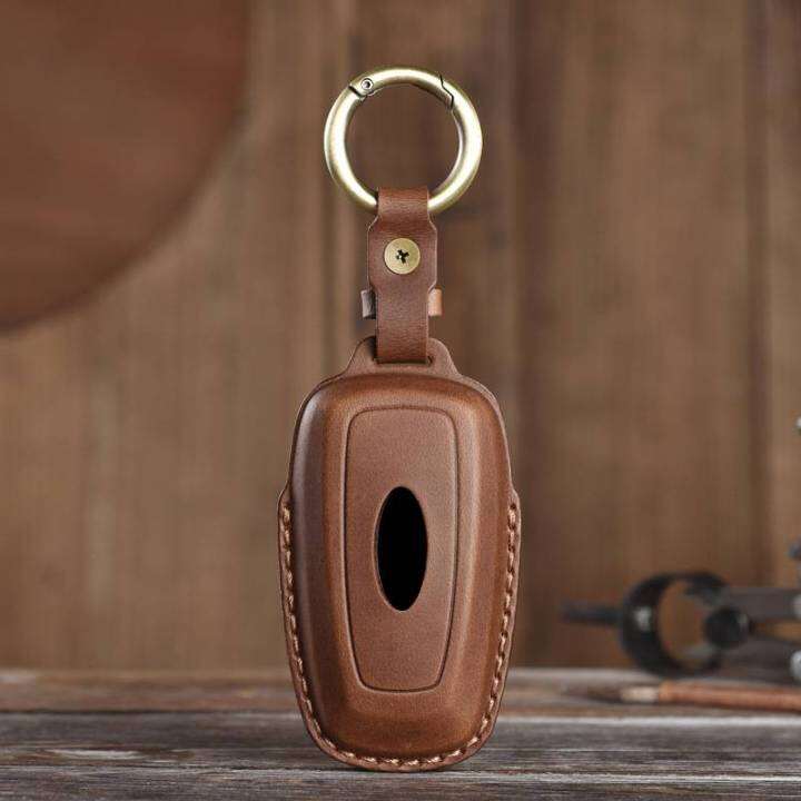 car-key-case-cover-leather-4-button-for-ford-fusion-mustang-explorer-f150-f250-f350-ecosport-edge-ranger-active-shell