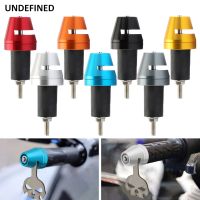 Motorcycle Handle Bar End Plug Grips W/ Helmet Lock Padlocks For Yamaha Honda KTM Ducati Vespa Dirt Bike Motocross Essories