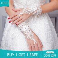 ♘◑ Dingyaoda Bridal Wedding Fingerless Gloves Fingerless Straps Thin Lace