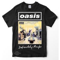 เสื้อยืดพรีเมี่ยมOasis เสื้อยืด - DEFINITELY MAYBE / พรีเมี่ยมเสื้อยืด oasis / เสื้อยืด / เสื้อยืด / ไม่มีสายคล้อง