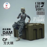 Crow DH ของเล่น112 Scale กางเกงหลวมชายทหารตุ๊กตา Overalls สำหรับ6นิ้ว Action Figure 3A DAM Notaman เสื้อผ้า