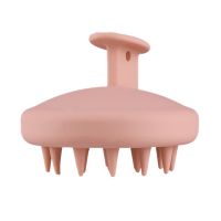 Round Scalp Massager Shampoo Brush With Soft Silicone Head Massager Exfoliator For Women Men Or Pets