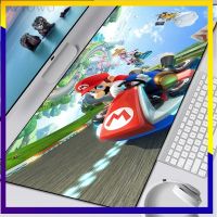 ❁┋❁ Mario Kart Mouse Pad เครื่องเกมบ้าน ใหม่ XXL HD Keypad แผ่นรองเมาส์ลื่นไถลเครื่องเกมยางธรรมชาติ