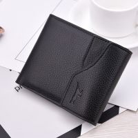 USD Clip Drivers License Card Bag Photo Holder PU Leather New Short Wallet For Men Trend Individualistic Fashion