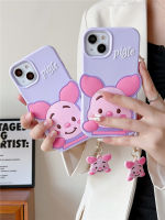 การ์ตูนน่ารัก Piglet โทรศัพท์มือถือสำหรับ OPPO A3S A5 A9 A31 A53 A32 2020 A15 A15S A35 4G A52 A72 A92 A52S A92s 5G A56 A53 5G A91 A93 5G A96นุ่มซิลิคอนปกคลุมสำหรับ OPPO F7 F9 F11 Reno Z 2 5 6 7 8กลับเชลล์พร้อมจี้เดียวกันฟรี