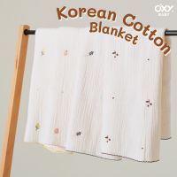 REW ผ้าห่ม OXY Baby Korean Cotton Blanket ผ้าห่มหายใจผ่านได้ ผ้าห่มนาโน  ผ้าห่มเด็ก