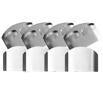 8PCS Stainless Steel Finger Protectors for Cutting Vegetables Finger Shield for Dicing Chopping Thumb Finger