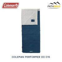 COLEMAN PERFORMER III C15 ถุงนอนทรงสี่เหลี่ยม กว้าง ขยับตัวสบาย ไม่อึดอัด เหมาะสำหรับอุณหภูมิ 15 องศาเซลเซียส