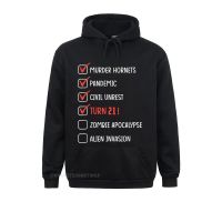 21 Years Old -21St Birthday Funny 2020 - Quarantine Hoodie Thanksgiving Day Men Hoodies Sportswears New Design Long Sleeve Size Xxs-4Xl