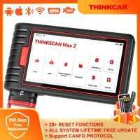 ▣ Thinkcar ThinkScan Max 2 Automotive Scanner OBD2 Diagnostic Tool Professional Car Scanner 28 Reset ECU Coding ThinkTool Mini