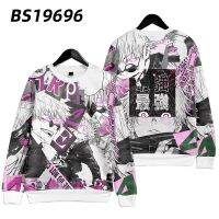 Comic Jujutsu Kaisen Jacket Long Sleeve Cosplay Gojou Satoru 3D Coat Unisex Top Casual Hoodie Fashion Outerwear Plus Si