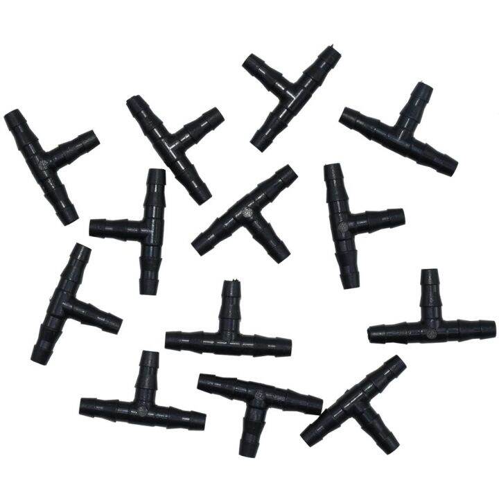 sprycle-20-100pcs-1-4-inch-connector-joint-tee-drip-irrigation-dripper-watering-garden-tools-for-4mm-7mm-pipe-hose-greenhouse