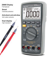 Kaeeassu KM-DM04A AC/DC 4 ½ /20000เครื่อง Ture RMS ดิจิตอลมัลติมิเตอร์จอ LCD อัตโนมัติมีความแม่นยำสูง NCV มัลติมิเตอร์วัดแรงดันไฟฟ้าป้องกันการเผาไหม้อัจฉริยะโอห์มตัวเก็บประจุไดโอดต่อเนื่องเครื่องวัดกระแสไฟฟ้าที่มีความถี่แอนะล็อกบาร์