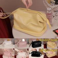 Feng Qi shop Single/Double Portable Cosmetic Bag Large Capacity Portable Travel Storage Bag