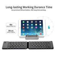 New Portable Bluetooth Wireless Keyboard With Touchpad Ultra-Thin Folding MiniKeyboard Cell Phone Tablet For Samsung Huawei 2023