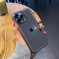 เครื่องดัดแปลง Xr ถึง 13Pro เคสโทรศัพท์มือถือ Apple ใหม่ xr ถึง 14Pro บางเฉียบโปร่งใสรวมทุกอย่างครีมกันตก