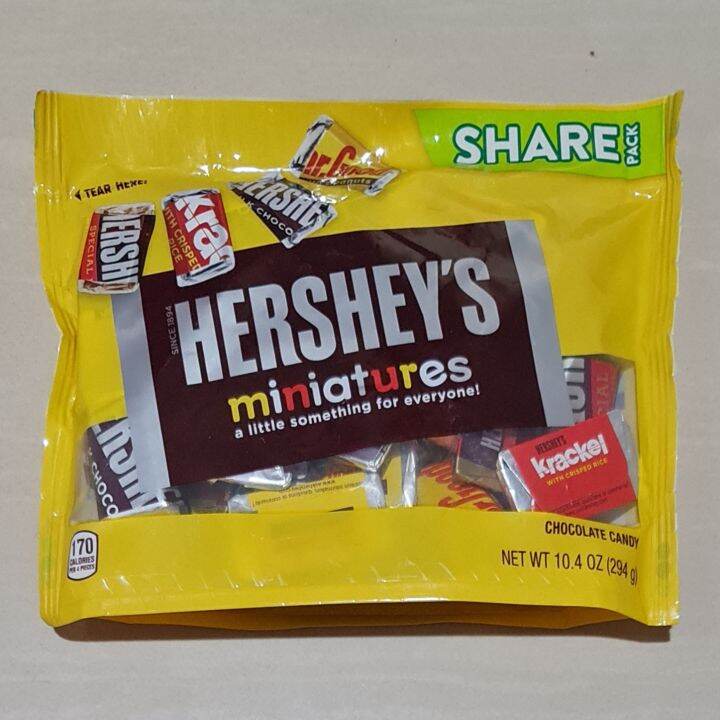 Hershey's Miniatures Assorted Chocolate Share Pack 294 Gram | Lazada ...