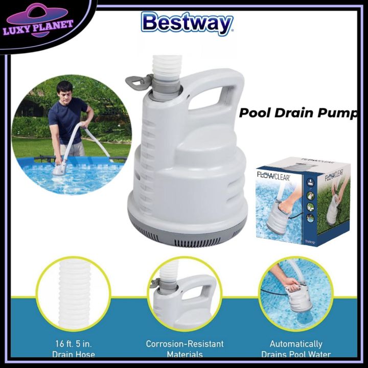 🔥Bestway Pool Drain Pump Automatic Flowclear Pam Buang Air Kolam