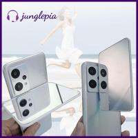 JUNGLEPIA ABS คลิปหนีบกระจกสำหรับกล้องสมาร์ทโฟนปรับได้อุปกรณ์ที่หนีบกล้องสะท้อนโทรศัพท์พกพาสะดวกตัวสะท้อนแสงเซลฟี่สำหรับเดินทาง