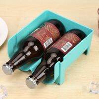 【CW】 Refrigerator Wine Bottle Rack Beer Holder Drink Storage Fridge Beverage Carafe Shelf Freezer Support Carrier Steady