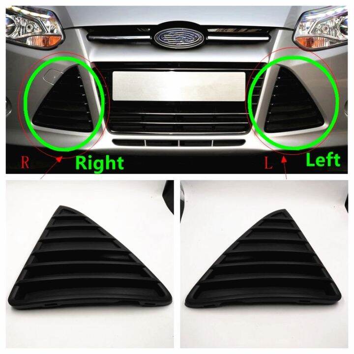 Cafoucs Car Front Bumper Triangle Grill For Ford Focus 3 Grille 2011 2012 2013 2014 BM5117K946