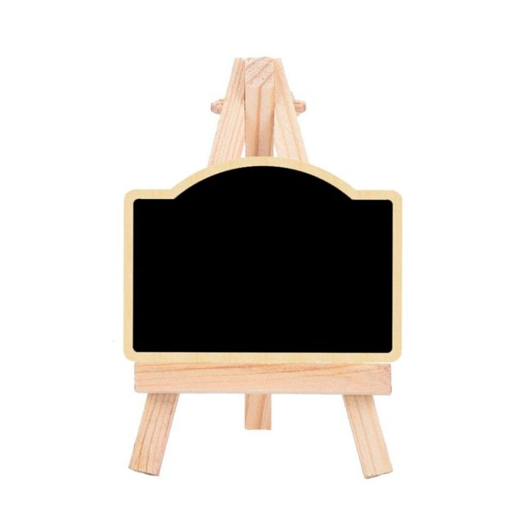 mini-chalkboard-sign-wooden-easel-with-display-stand-small-blackboard-food-label-artificial-flowers-plants
