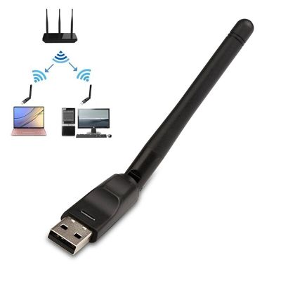 USB อะแดปเตอร์ Wifi 150Mbps 802.11N เสาอากาศ2Dbi /G/b ดองเกิลอีเธอร์เน็ทไวไฟไร้สายการ์ดเน็ตเวิร์กพีซีตัวรับสัญญาณ Wifi สำหรับโน็คบุคตั้งโต๊ะ