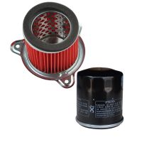 Motorcycle Air Filter And Oil Filter For Honda XL600V Transalp 600 87-00 XRV650  Twin 650 88-90 XRV750 90-92