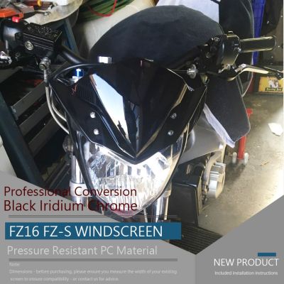 For Yamaha FZ16 FZ 16 FZ-S 2014 2015 2016 2017 2018 14 15 16 17 18 Smoke Windscreen Windshield Wind Shield Screen Protector