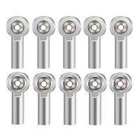 10Pcs Metal Tie Push Link Rod End Joint Ball Head Holderfor 1/10 RC Truck Crawler Car