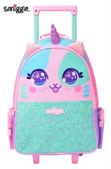  Smiggle Sggle Whirl Junior Trolley Backpack with Light Up  Wheels