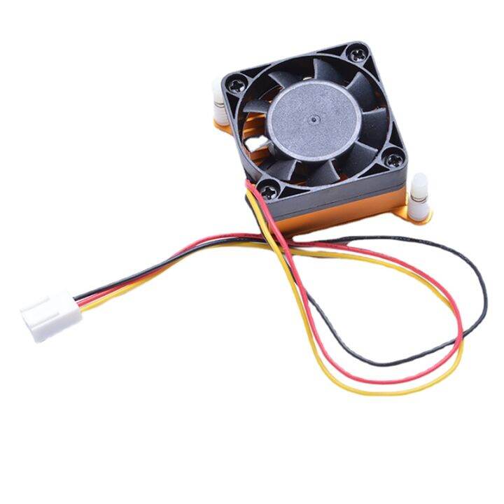3PIN Computer Motherboard Heat Sink Aluminum Silent Radiator 4cm Fan
