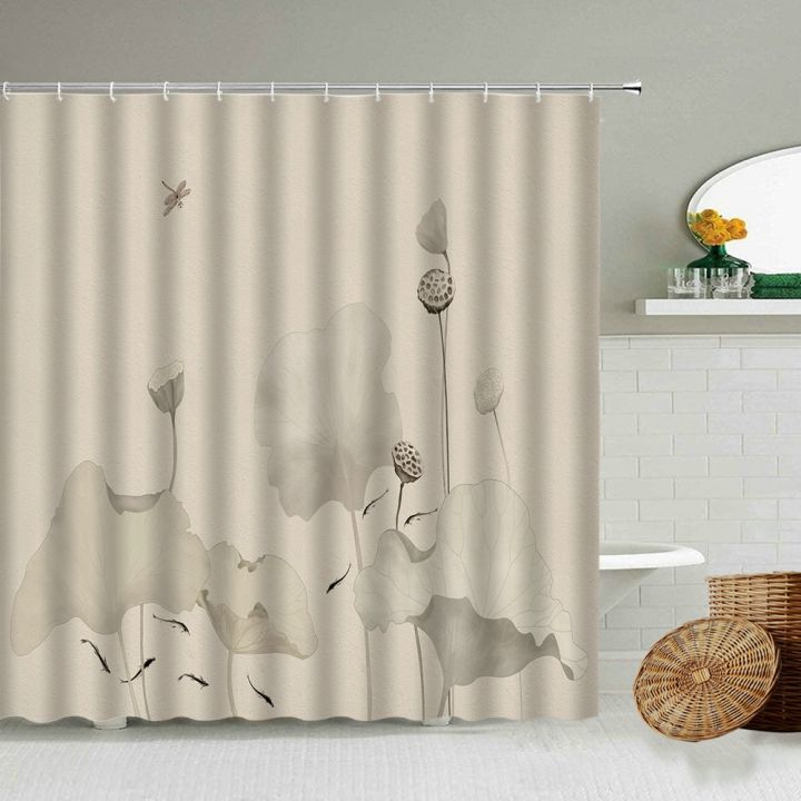 cw-printing-shower-curtain-chinese-watercolor-bathtub-polyester-with