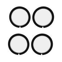 4X Lens Guards Camera Body Sticky Protector Cover Kits Lens Cap with Adhesive for Insta 360 ONE X2