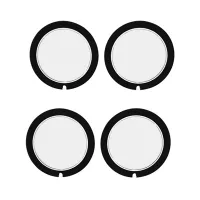 4X Lens Guards Camera Body Sticky Protector Cover Kits Lens Cap with Adhesive for Insta 360 ONE X2