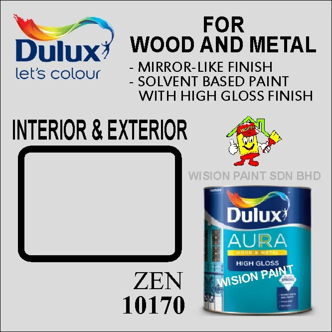 ZEN 10170 (1L) Dulux Aura High Gloss For Wood and Metal EXTERIOR