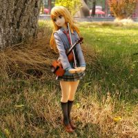 【SALE】 tiorinsecur1988 Your Lie In April Kaori Miyazono 20ซม. Girls Kaori Miyazono ของเล่นตัวเลขแอคชั่น PVC อนิเมะญี่ปุ่นของเล่นฟิกเกอร์อนิเมะ