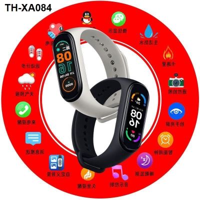 นาฬิกาข้อมืออัจฉริยะอัตราการเต้นของหัวใจความดันโลหิตกีฬาผู้ชายมัลติฟังก์ชั่นเหมาะสำหรับสีแดง 6 รุ่น 3 Huawei 5OPPO4vivo