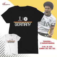 【HOT】เสื้อยืดคอกลมเสื้อยืด พิมพ์ลาย Distro World Cup World Cup Qatar 2022 GERMANY Service GERMANY ไซซ์ 30 สําหรับผู้ชาย และผู100%cotton