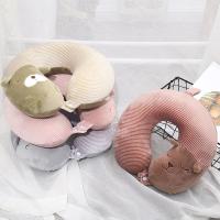 【LZ】 New 4 Kinds Memory Cotton U-Shaped Travel Pillow Car Neck Pillow Noon Rest Pillow Plane Travel Pillow Relax The Neck 2023