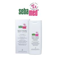 Sebamed Moisturizing Body Lotion pH 5.5 200 ml ซีบาเมด มอยส์เจอร์ไรซิ่ง บอดี้ โลชั่น โลชั่นทาผิว โลชั่นบำรุงผิว เหมาะสำหรับ ผิวธรรมดา ผิวแพ้ง่าย