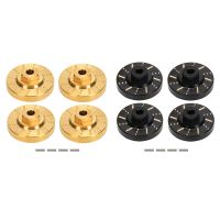 4Pcs Brass Wheel Hex Hub Adapter Counterweight Brake Disc for 1/18 FMS RC Car Upgrade Parts