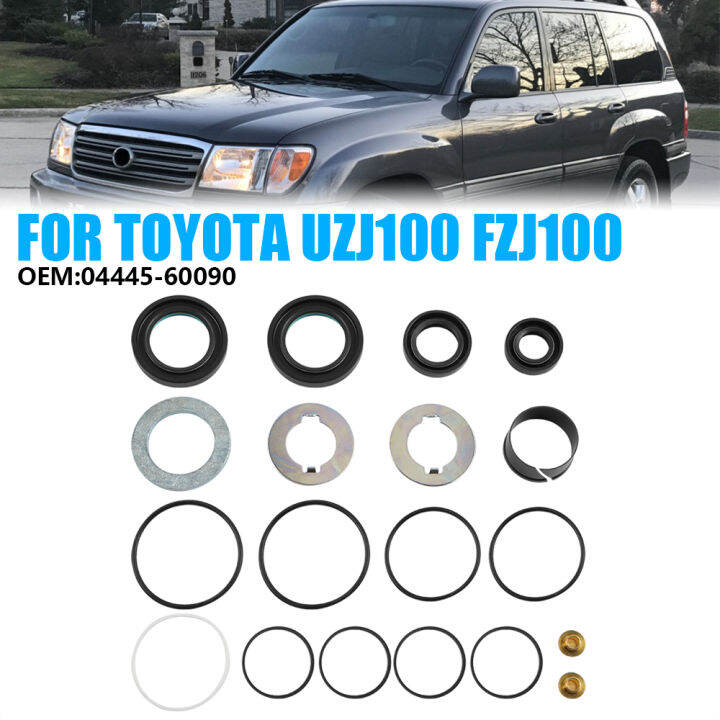 Power Steering Rack Pump Oil Seal Repair Gasket Kit For Toyota Land