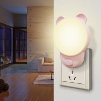 [HOT QQZIWWUJJWG 104] LED Plug In Night Light LED Dimmer Baby Nursing Eye Sleep Light ห้องนอน Sleep Light Plug LED ประหยัดพลังงานโคมไฟมินิน่ารัก