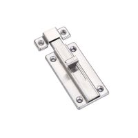 Stainless Steel Double-ended Door Bolts Sliding Lock Barrel Bolt Spring Latch Safety Lock (2/3/4 Inches) Door Hardware Door Hardware Locks Metal film