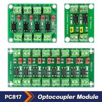 PC817 2/4/8-way Optocoupler Isolation Board Voltage Converter Transfer Module 3.6-30V Drive Photoelectric Isolation Module