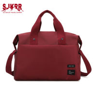 S.IKRR Woman Sports Fitness Bag Large Travel Bag Organizer Hand Luggage Weekend Gym Bags Waterproof Oxford Duffle Big Bag Women