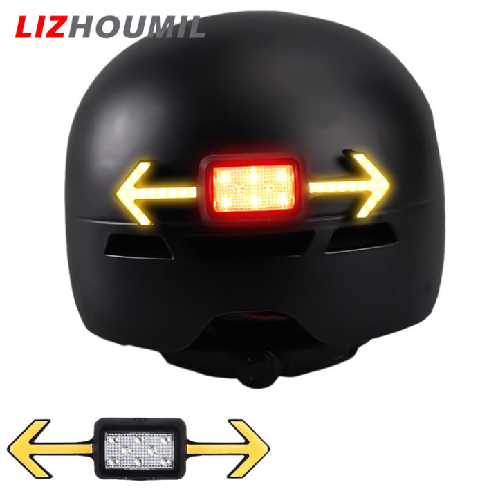 lizhoumil-ไฟหมวกนิรภัยสำหรับจักรยานไร้สาย-usb-รีโมทคอนโทรลกันน้ำแบบชาร์จไฟได้ไฟเตือนจักรยานเสือภูเขาเพื่อความปลอดภัยสูง